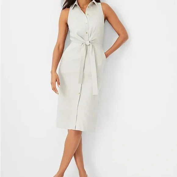 chinese dress ladies Trevi Linen Short Dress main image 0
